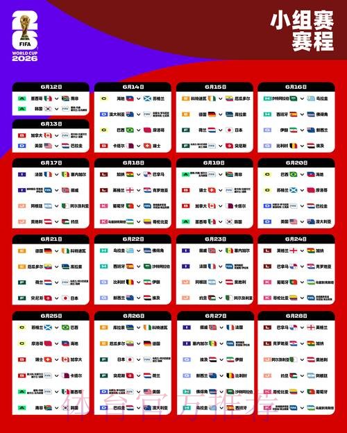 2026世界杯小组赛赛程哪个平台好 2026世界杯小组赛赛程哪个平台好